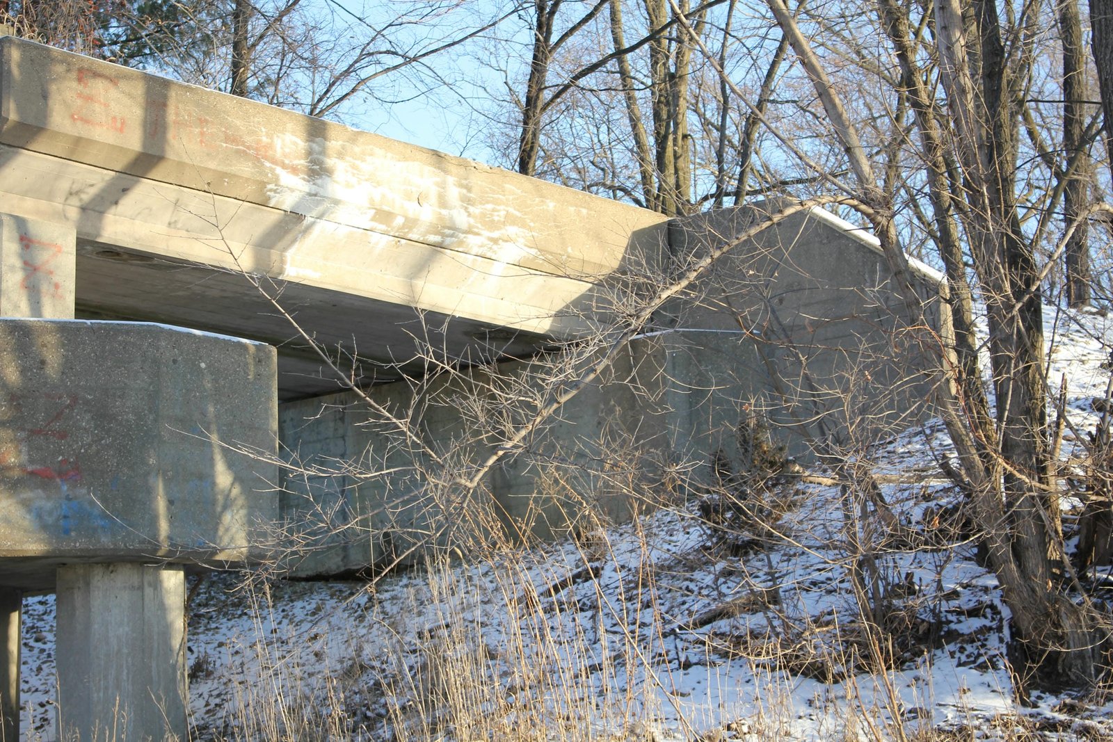 East abutment